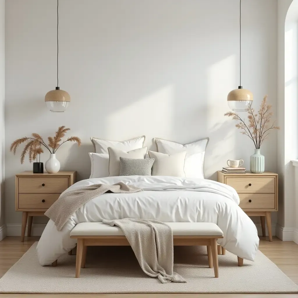 a photo of a gender-neutral bedroom with versatile furniture and decor choices