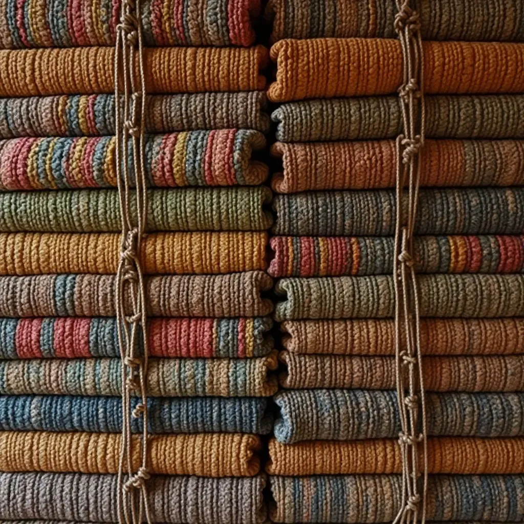 a photo of a library wall with a series of textured fabrics