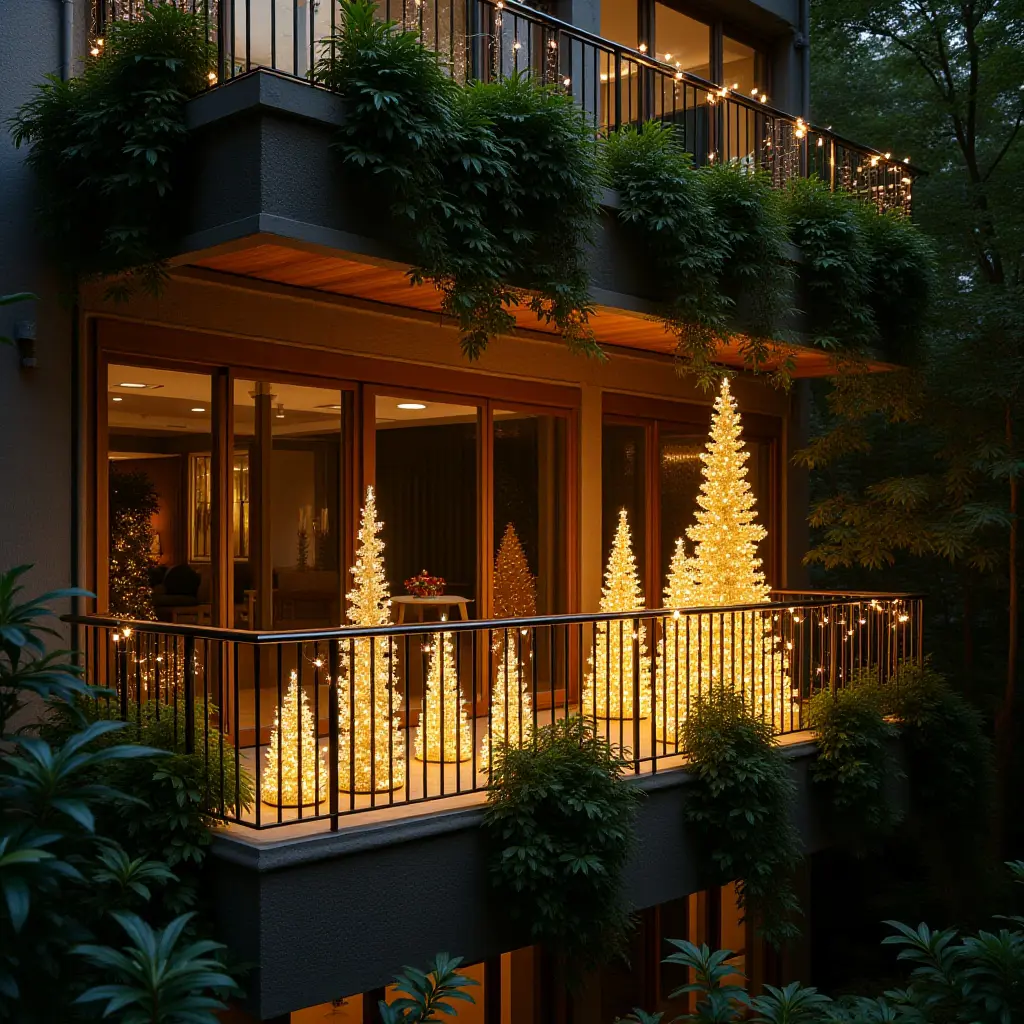 20 Creative Ways to Use Lighting on Balconies