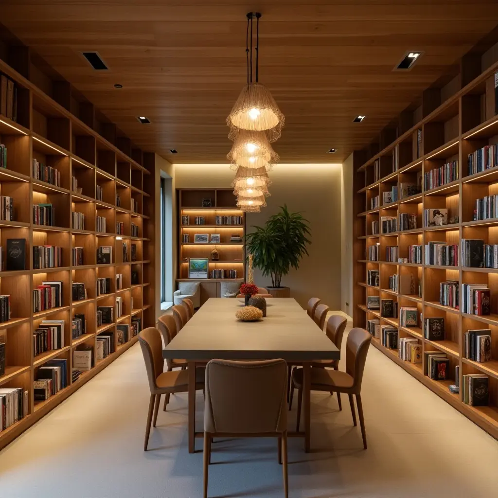 25 Pendant Light Designs for Modern Libraries