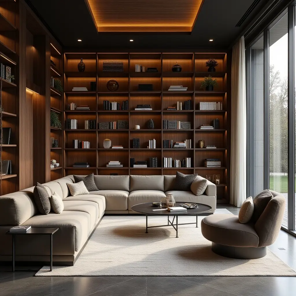 20 Ideas for Mixing Textures in Library Decor