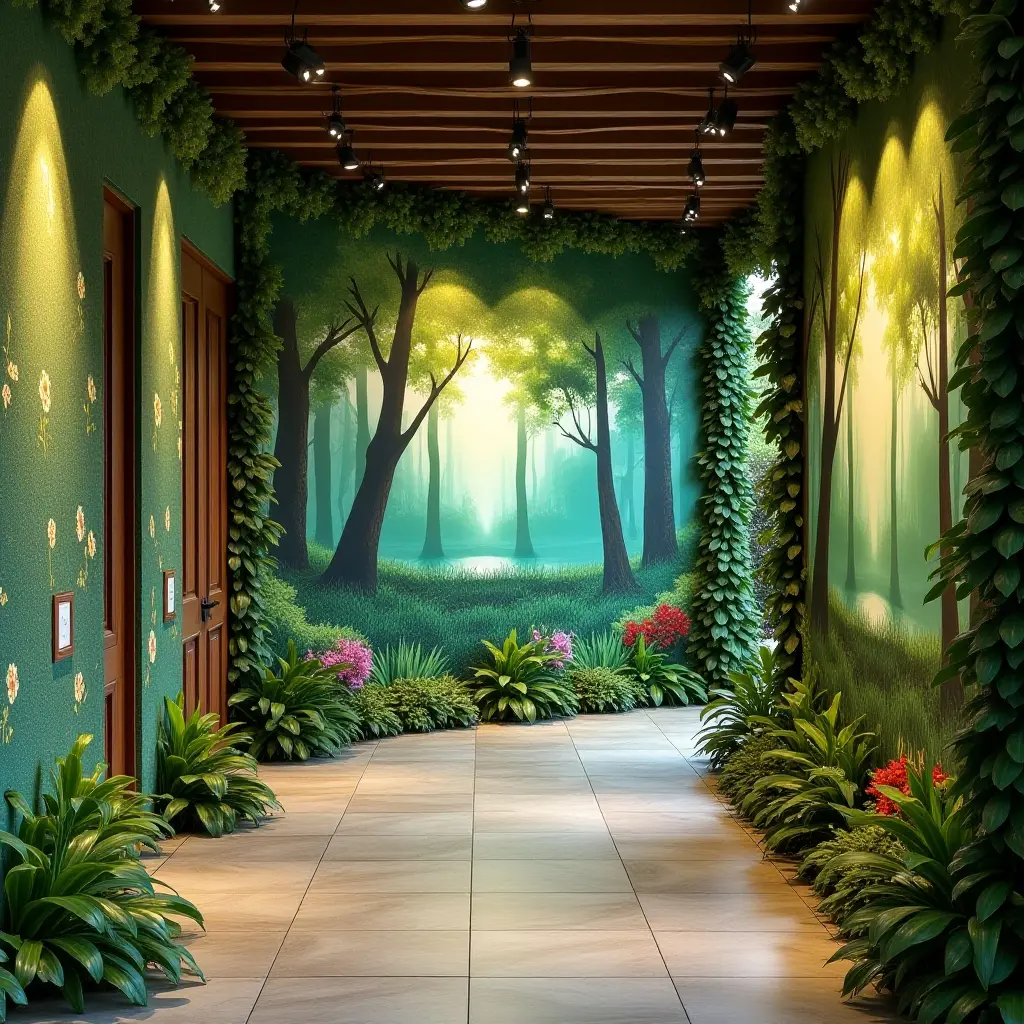 40 Creative Garden Wall Ideas for Corridors