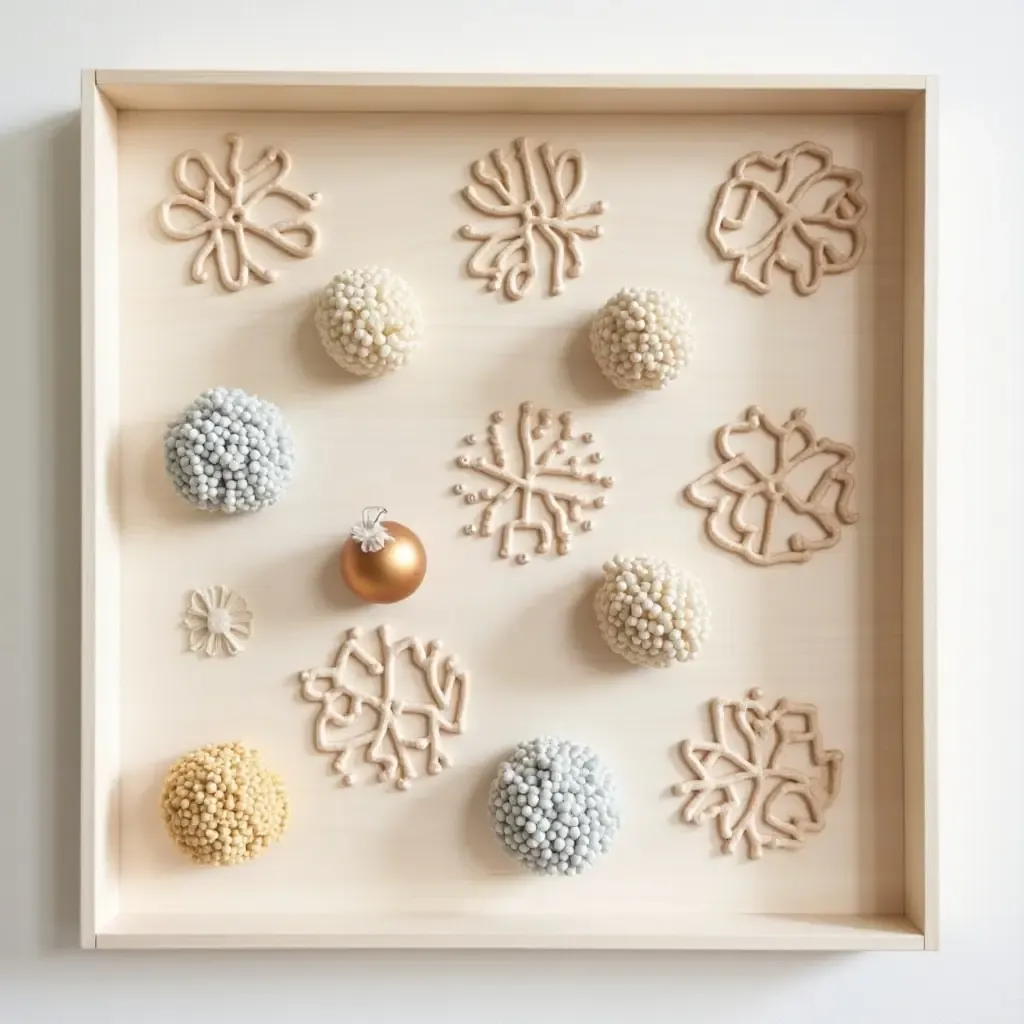 a photo of a DIY sensory wall with various textures for kids