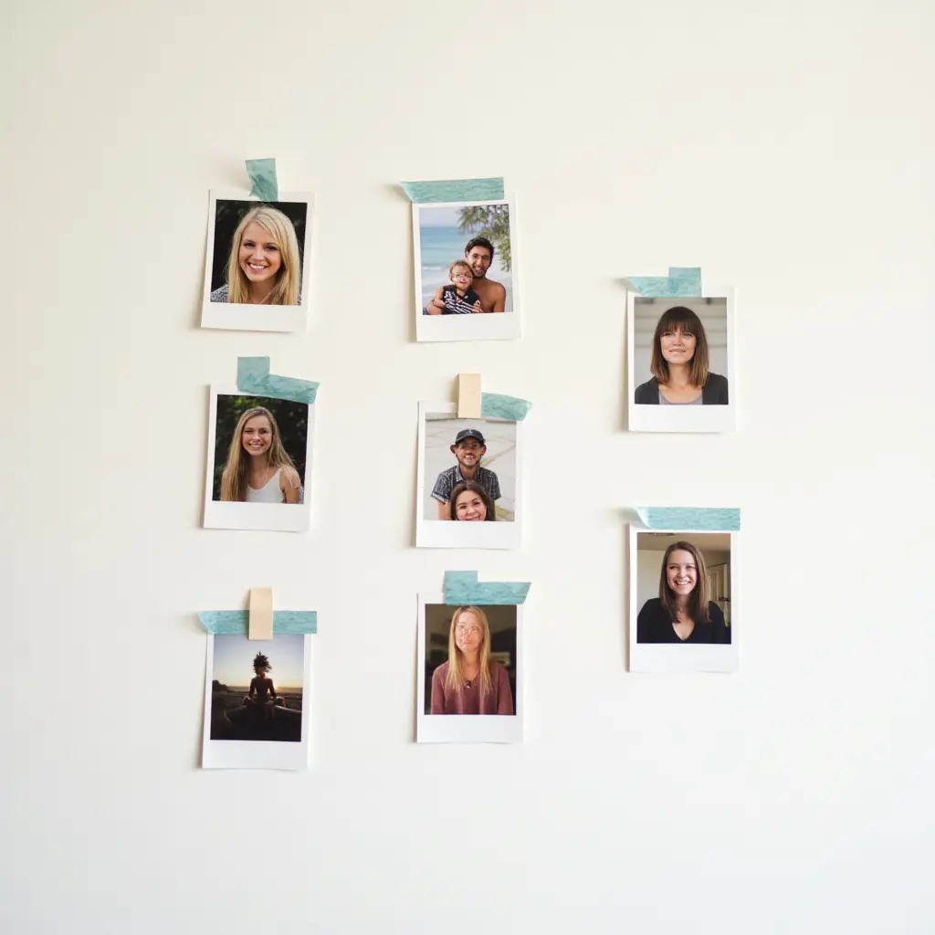 19 Creative Ideas for Displaying Photos on Wall