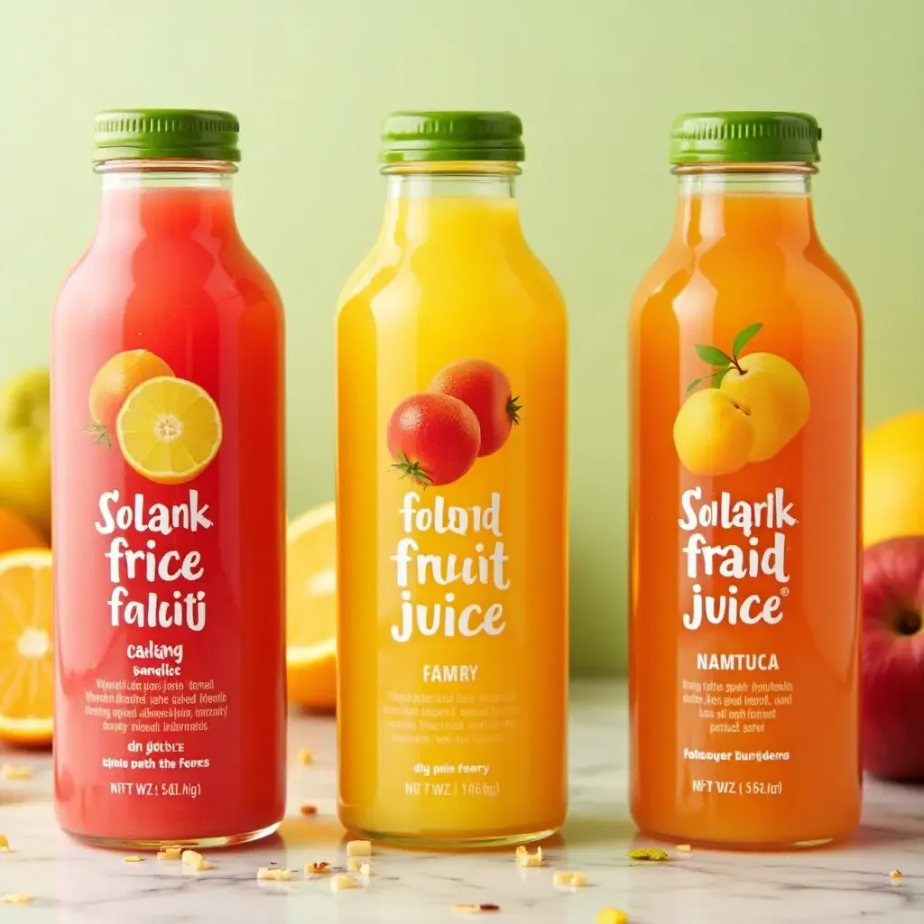 a photo of a colorful array of Compal fruit juices, showcasing their vibrant flavors and packaging.