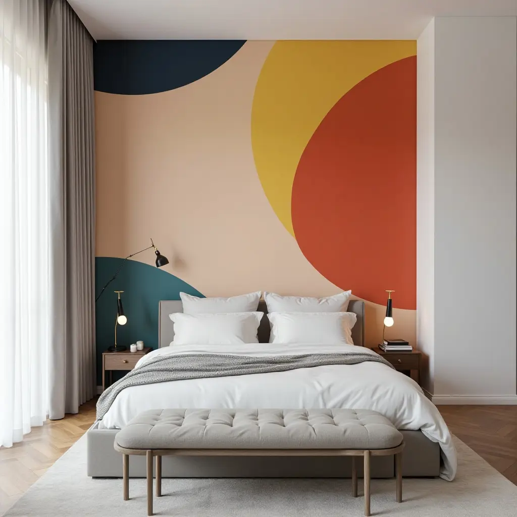 17 Creative Wall Behind Bed Decorating Ideas