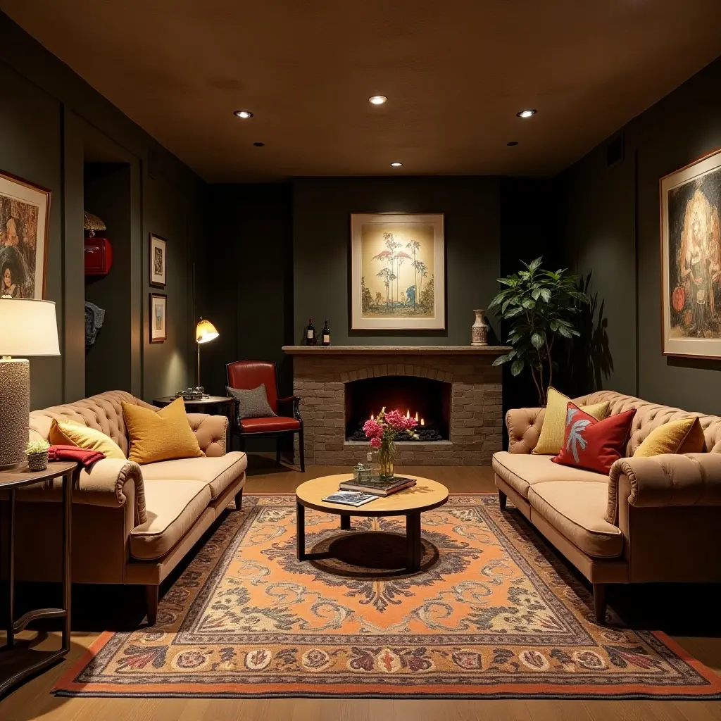 50 Ideas for a Cozy Entertainment Area in Basements